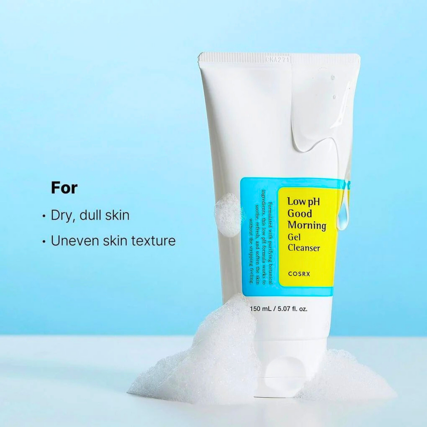 Low pH Good Morning Gel Cleanser 150ml – Gentle Daily Face Wash