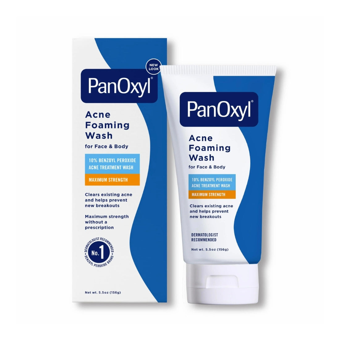 PanOxyl Acne Foaming Wash 10% Maximum Strength 156ml