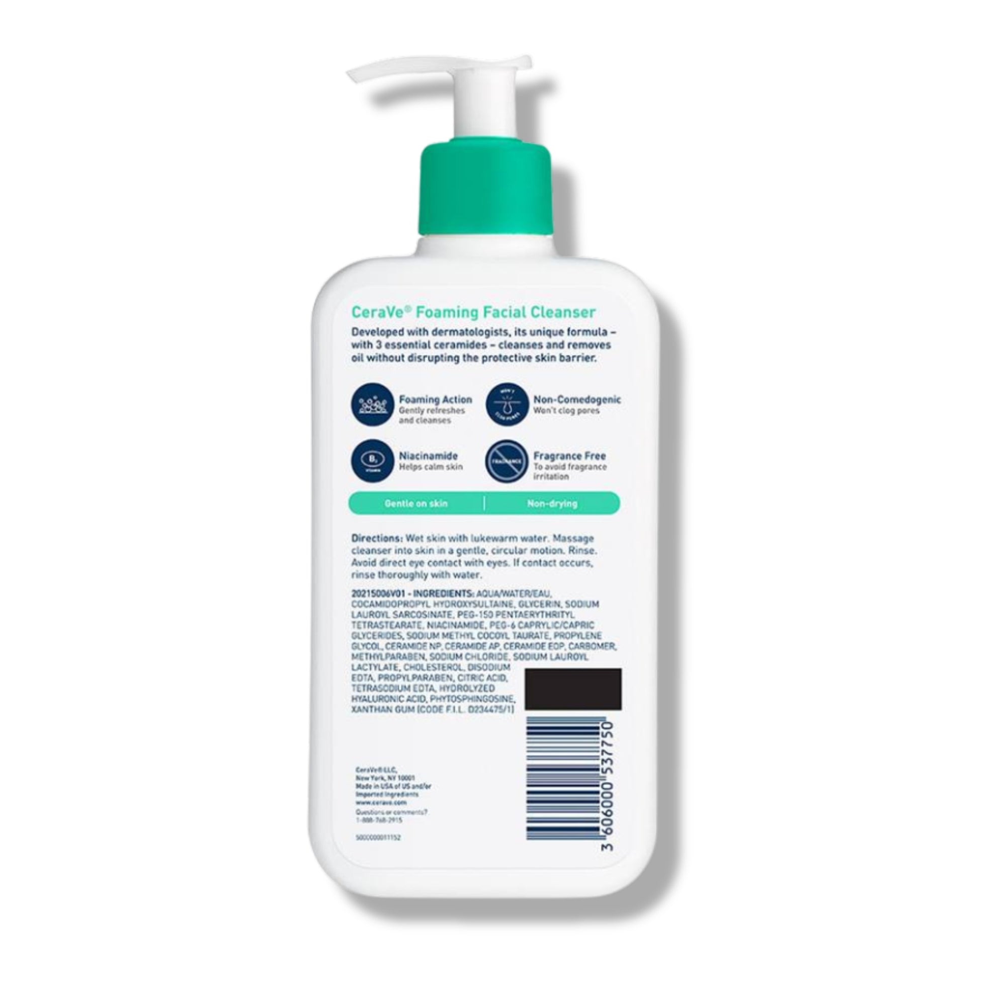 CeraVe Foaming Facial Cleanser for Oily Skin 236ml