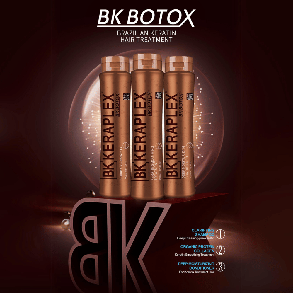 Brazilian BK Botox Professional Keratin Hair Treatment Kit 350ml