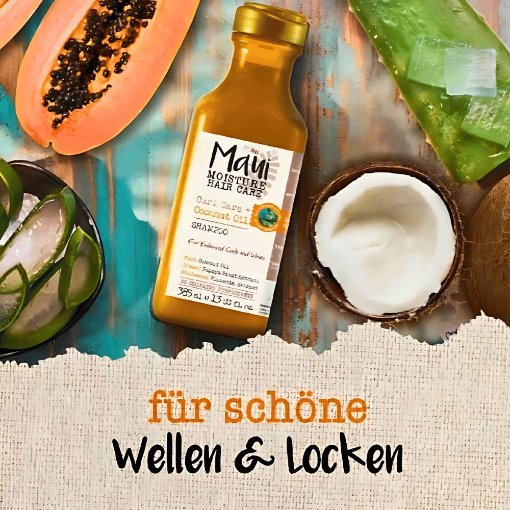 Maui Moisture Curl Quench + Coconut Oil Curl-Defining Shampoo 385ml