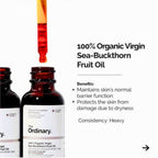 The Ordinary 100% Organic Virgin Sea-Buckthorn Fruit Oil 30ml The Ordinary