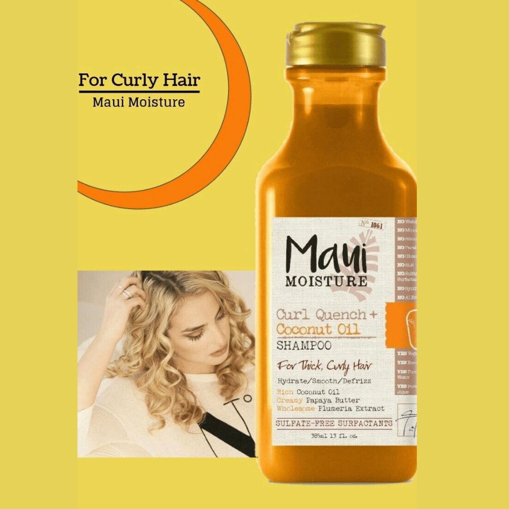 Maui Moisture Curl Quench + Coconut Oil Curl-Defining Shampoo 385ml