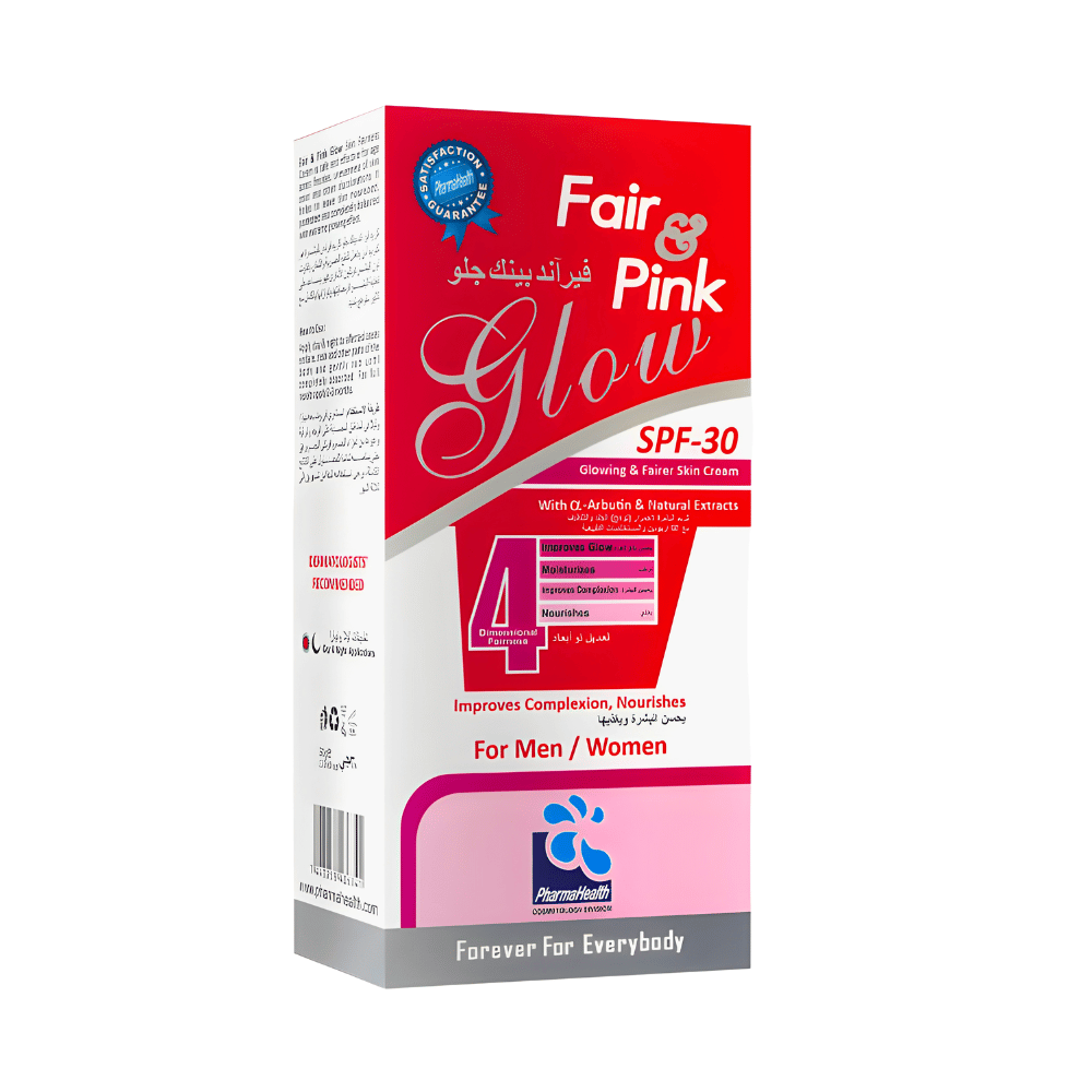 Fair & Pink Glow Cream with SPF 30 – 30g Fair & Pink