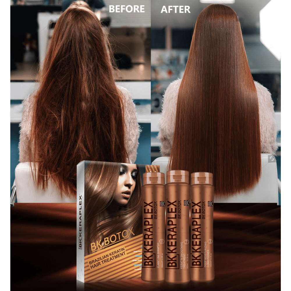 Brazilian BK Botox Professional Keratin Hair Treatment Kit 350ml