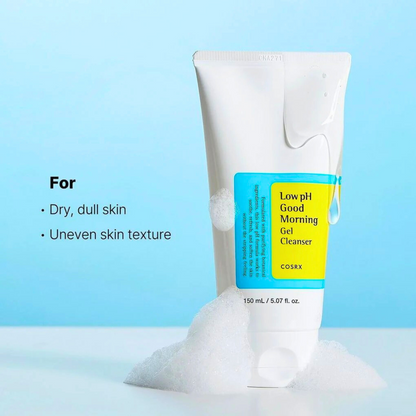 Low pH Good Morning Gel Cleanser 150ml – Gentle Daily Face Wash