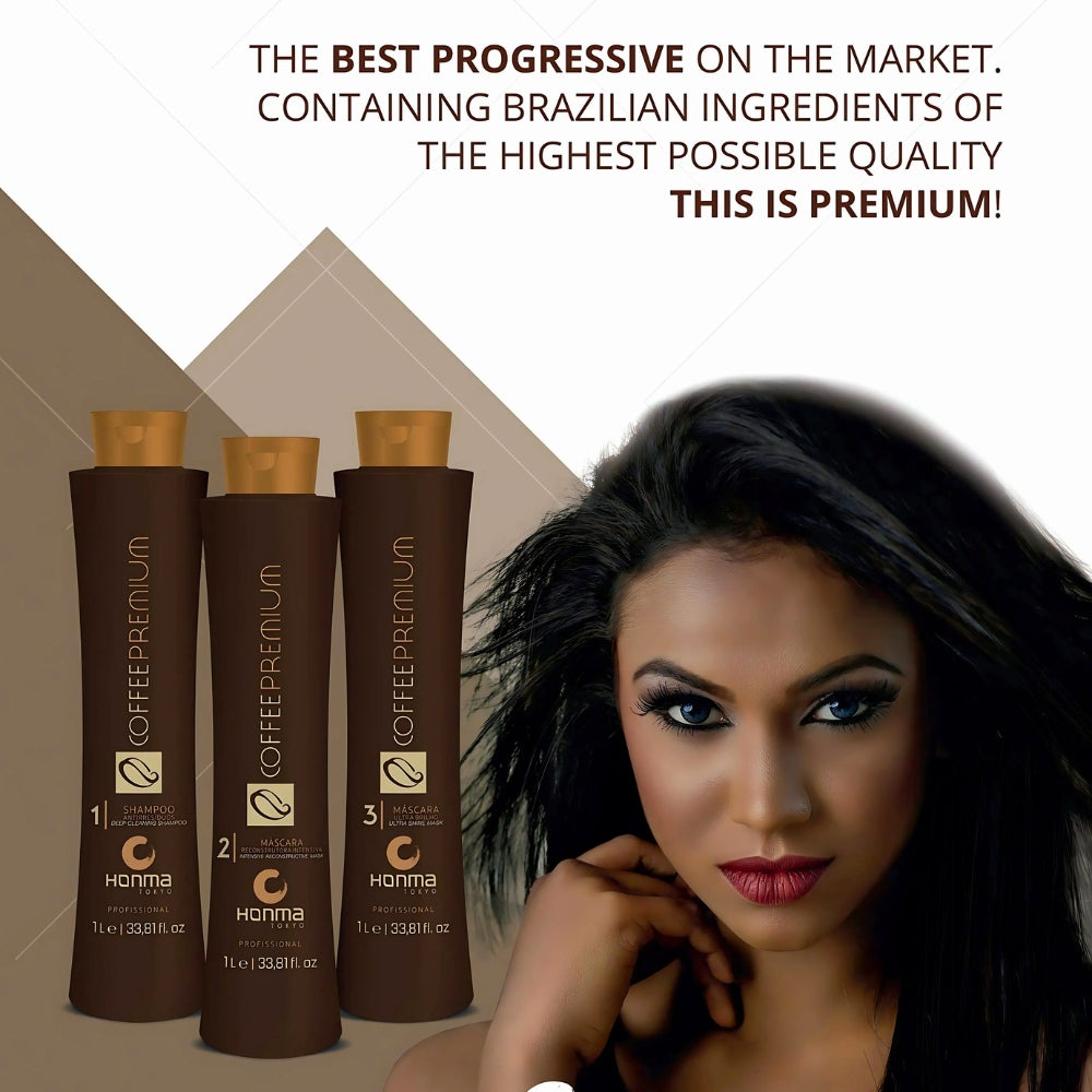 Honma Tokyo Coffee Premium Keratin Treatment Kit 1000ml