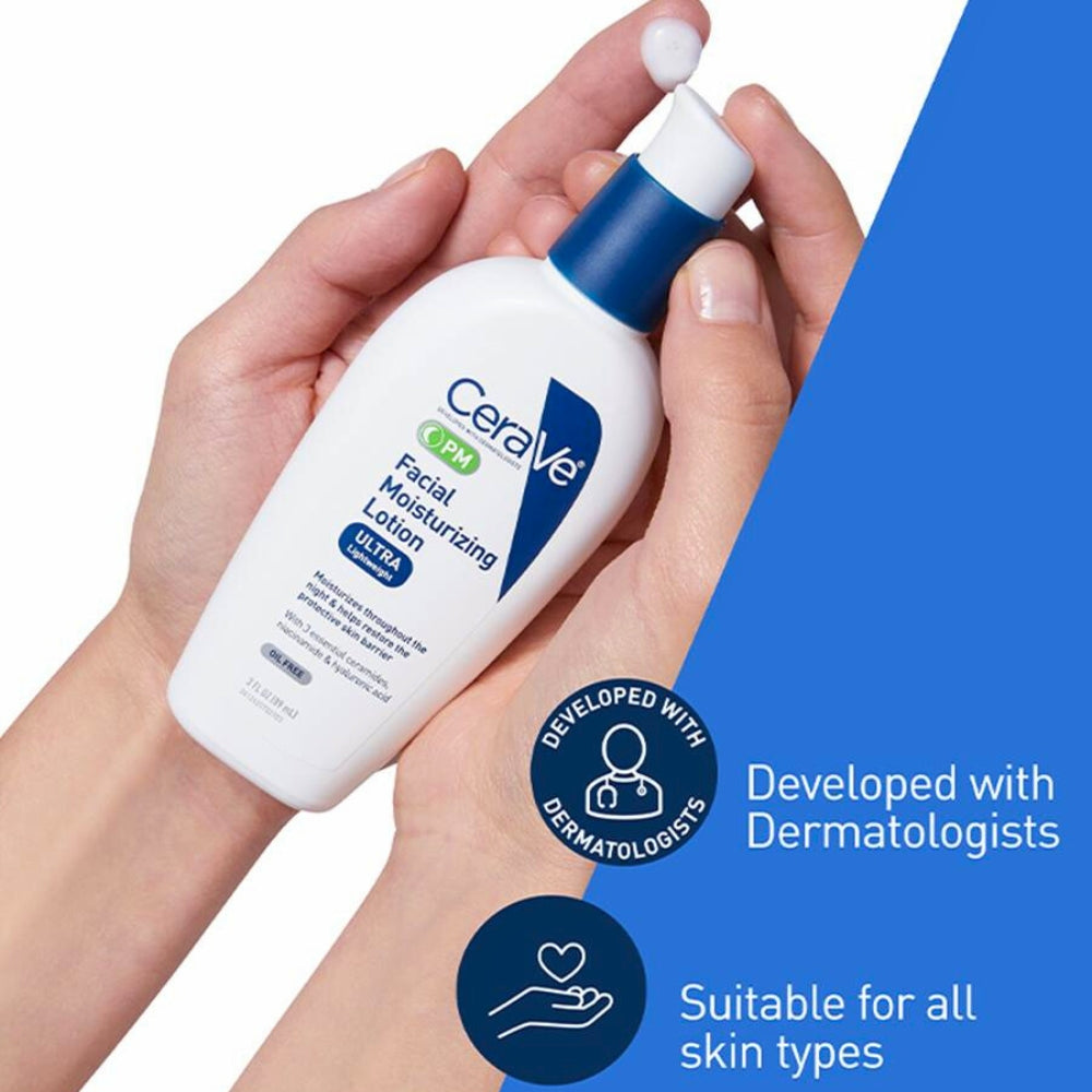 CeraVe PM Facial Moisturizing Lotion Night Cream 89ml