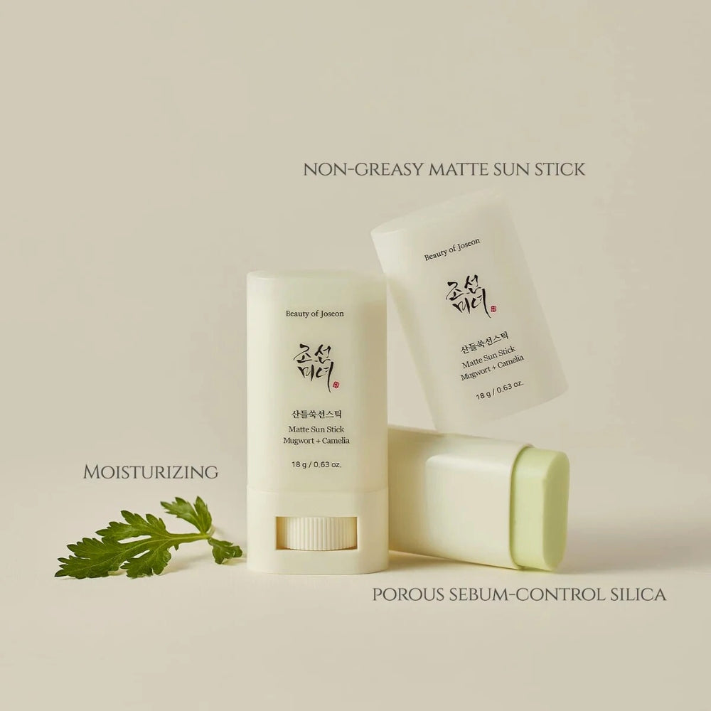 Beauty of Joseon Matte Sun Stick Mugwort + Camellia (SPF 50+ PA++++)
