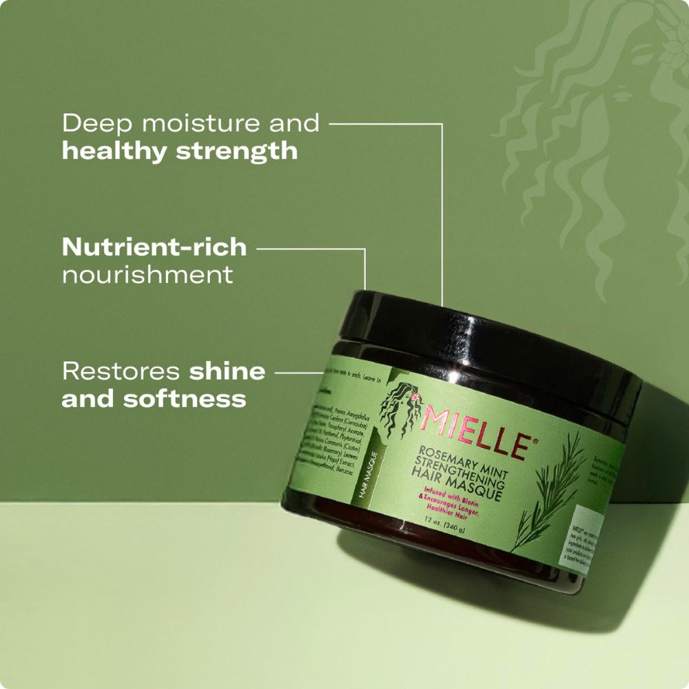 Mielle Rosemary Mint Strengthening Hair Masque 340g