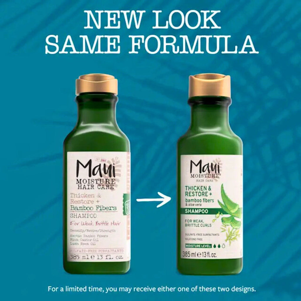 Maui Moisture Thicken & Restore + Bamboo Fiber Shampoo 385ml