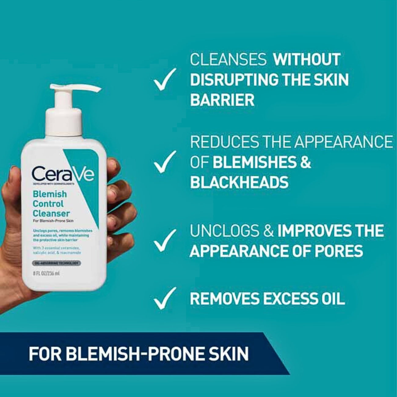 CeraVe Blemish Control Cleanser with Salicylic Acid 236ml