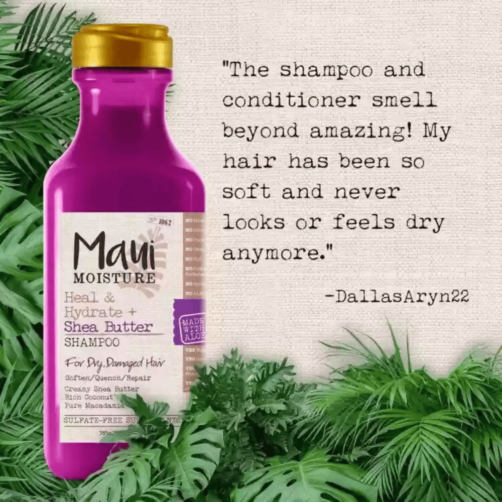 Maui Moisture Revive & Hydrate Shea Butter Shampoo 385ml