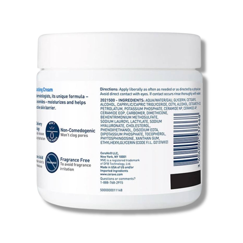 CeraVe Moisturising Cream 454g – For Dry to Very Dry Skin