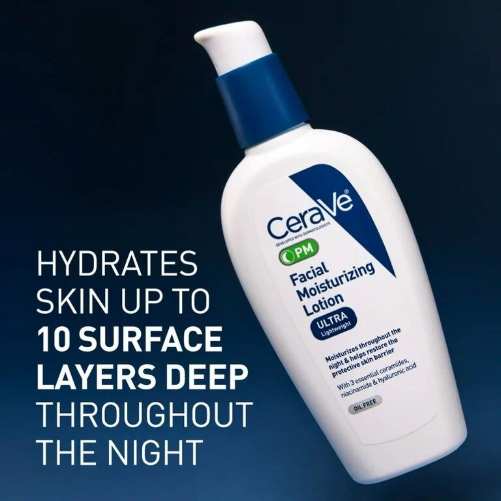 CeraVe PM Facial Moisturizing Lotion Night Cream 89ml