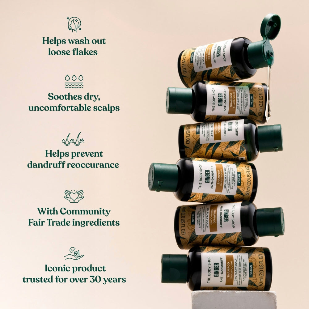 Body Shop Ginger Scalp Care Anti-Dandruff Shampoo 400ml