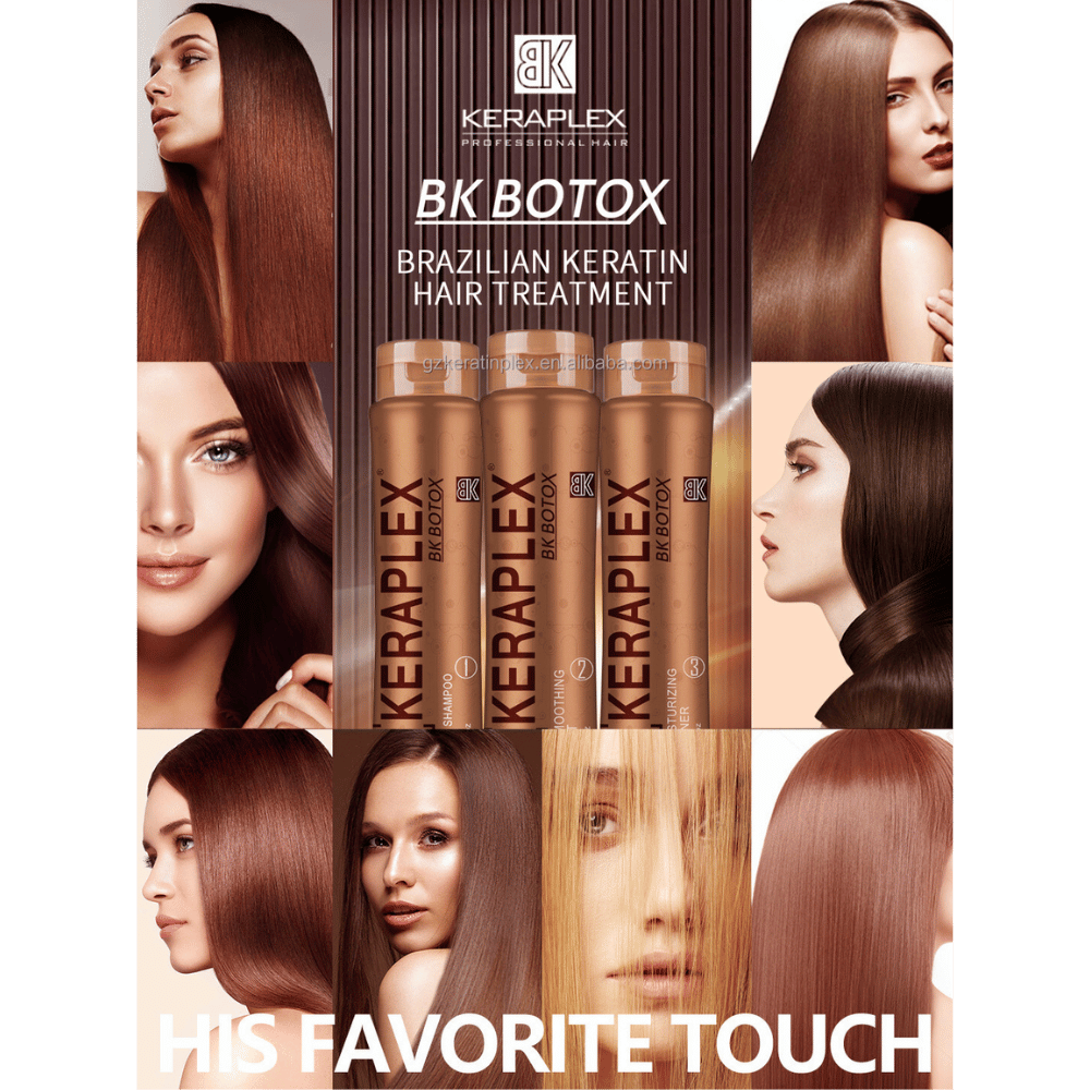 Brazilian BK Botox Professional Keratin Hair Treatment Kit 350ml
