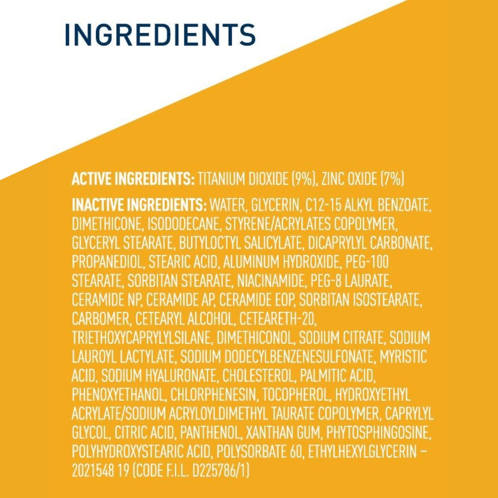 CeraVe Hydrating Mineral Sunscreen SPF 50 - 75ml CeraVe