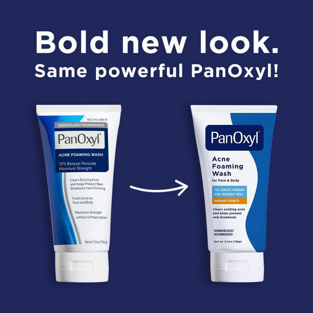 PanOxyl Acne Foaming Wash 10% Maximum Strength 156ml