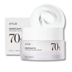 Anua Heartleaf 70% Intense Calming Cream packaging on a white background