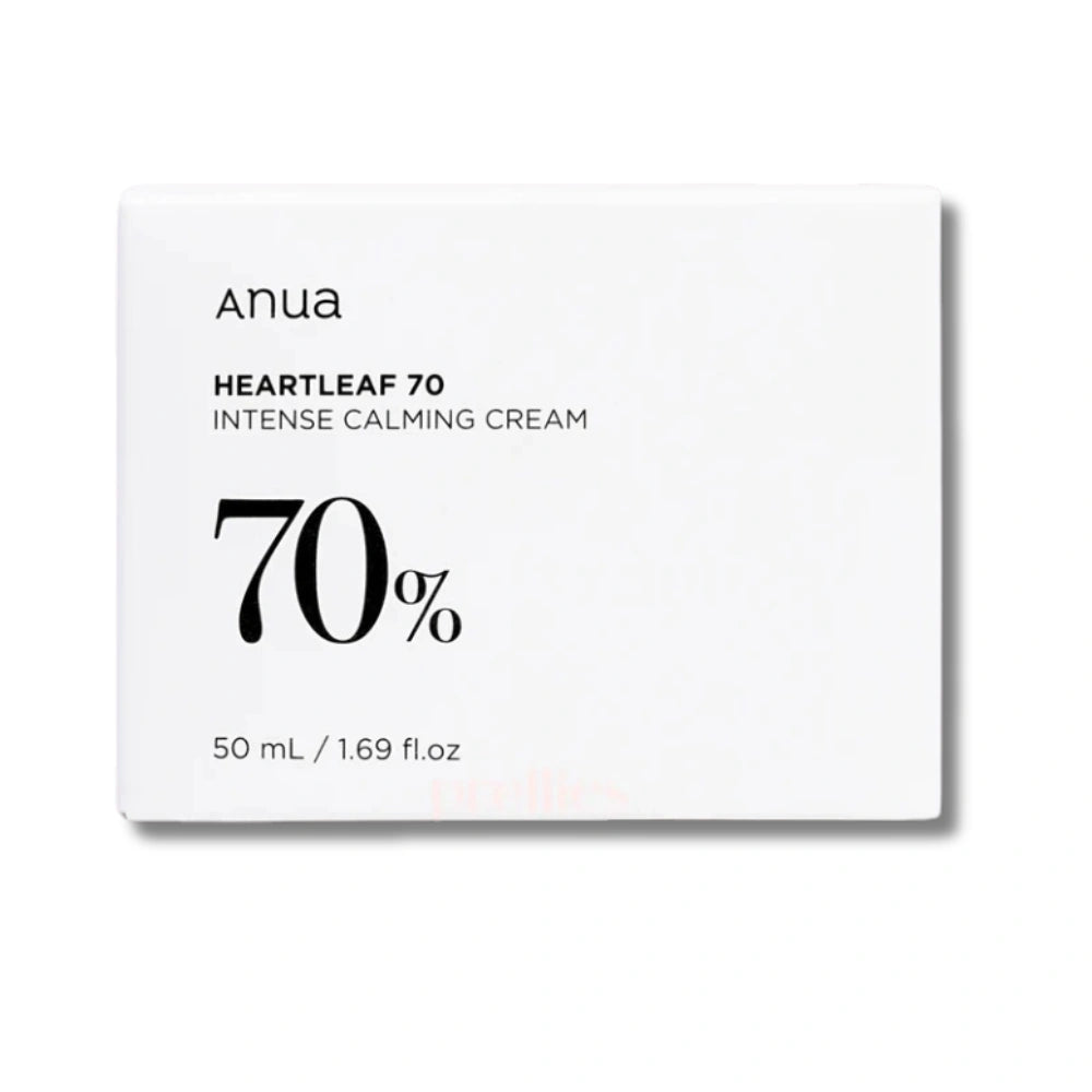 Anua Heartleaf 70 Intense Calming Cream packaging on a white background