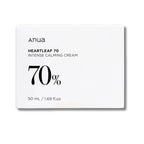 Anua Heartleaf 70 Intense Calming Cream packaging on a white background