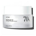 Anua Heartleaf 70 Intense Calming Cream jar on a white background