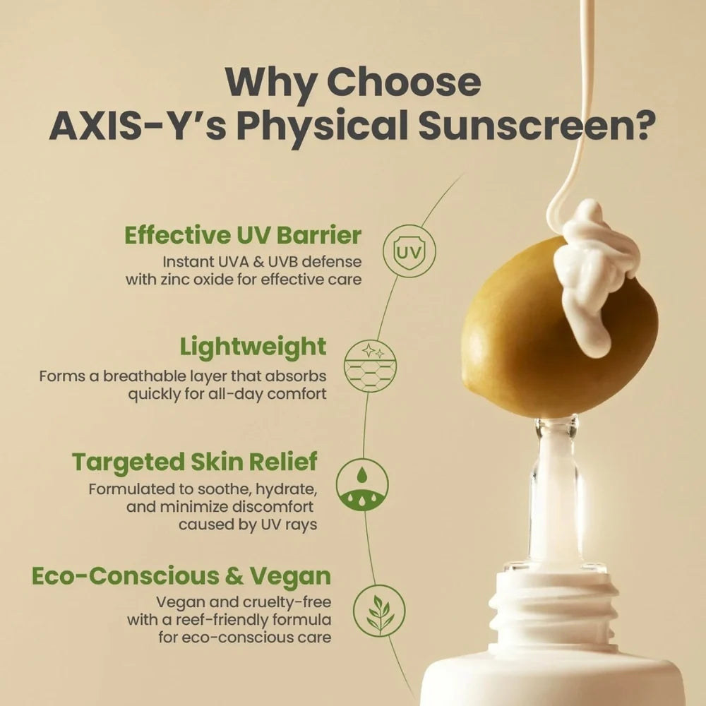 Axis-Y Complete No-Stress Physical Sunscreen 50ml AXIS-Y