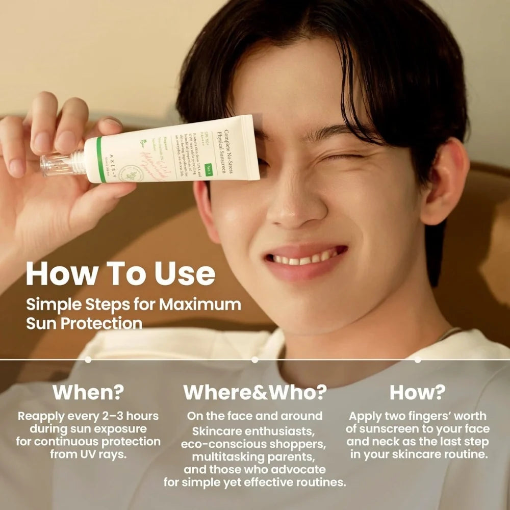 Axis-Y Complete No-Stress Physical Sunscreen 50ml AXIS-Y