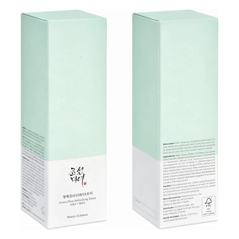 Beauty Of Joseon Green Plum Refreshing Toner AHA + BHA 150ml Beauty of Joseon