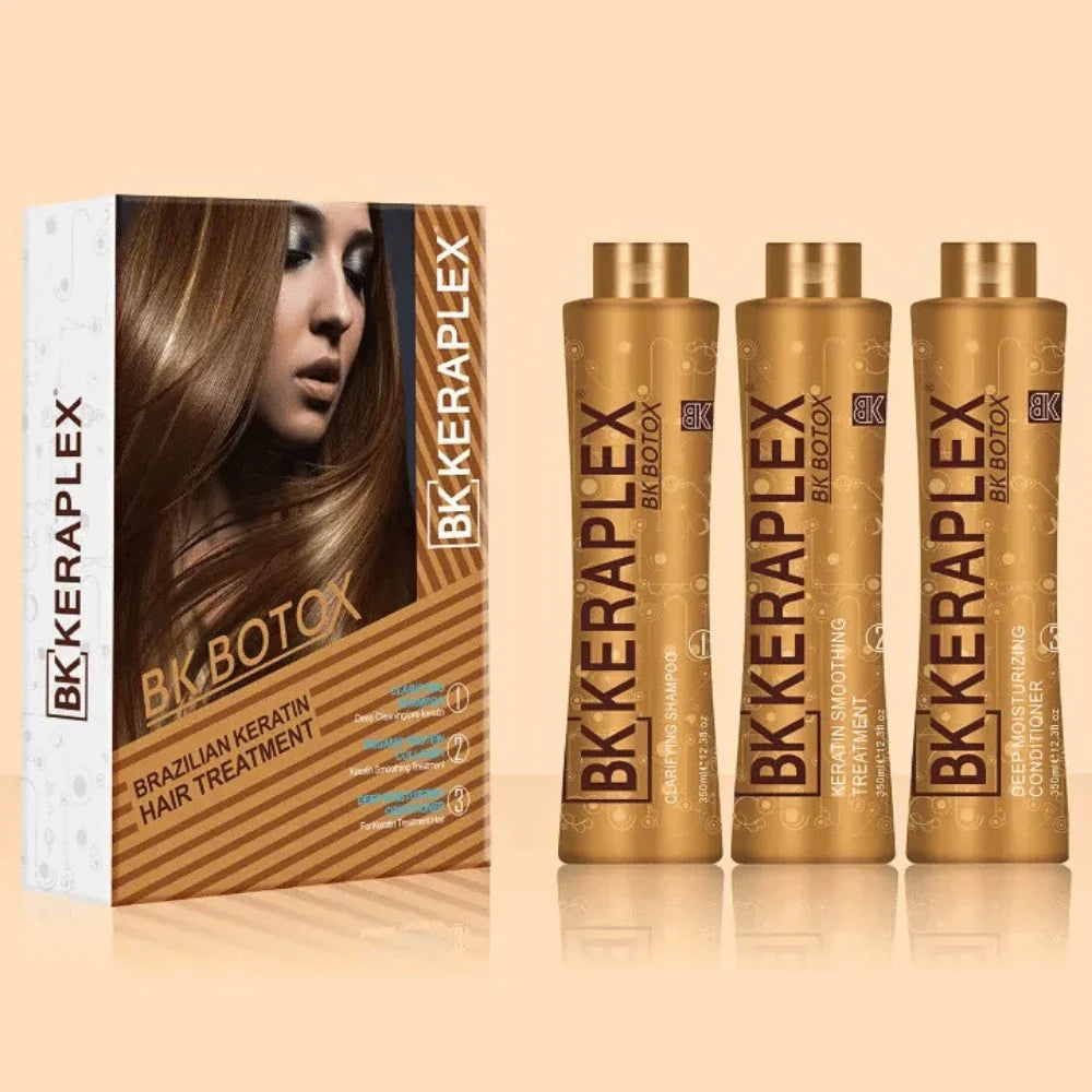 Brazilian BK Botox Professional Keratin Hair Treatment Kit 350ml Brazilian BK