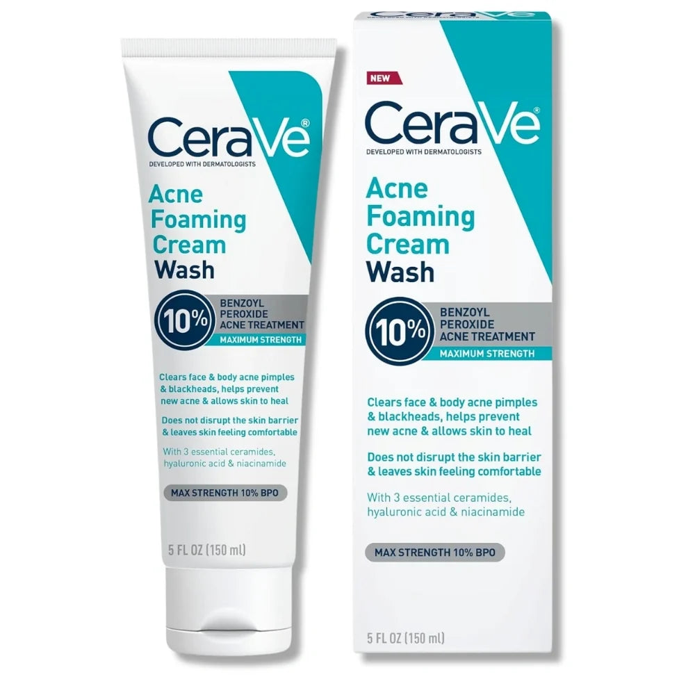 CeraVe Acne Foaming Cream Cleanser 4% BPO 150ml CeraVe