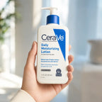 CeraVe lotion with hyaluronic acid and three essential ceramides
