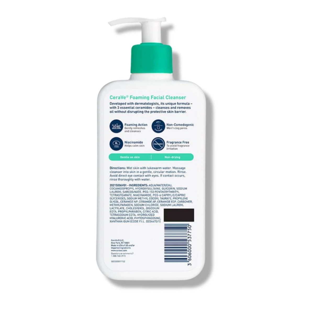 CeraVe Foaming Facial Cleanser for Oily Skin 236ml CeraVe