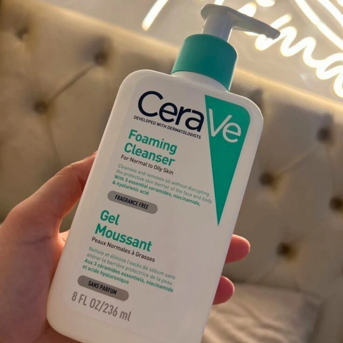 CeraVe Foaming Facial Cleanser for Oily Skin 236ml CeraVe