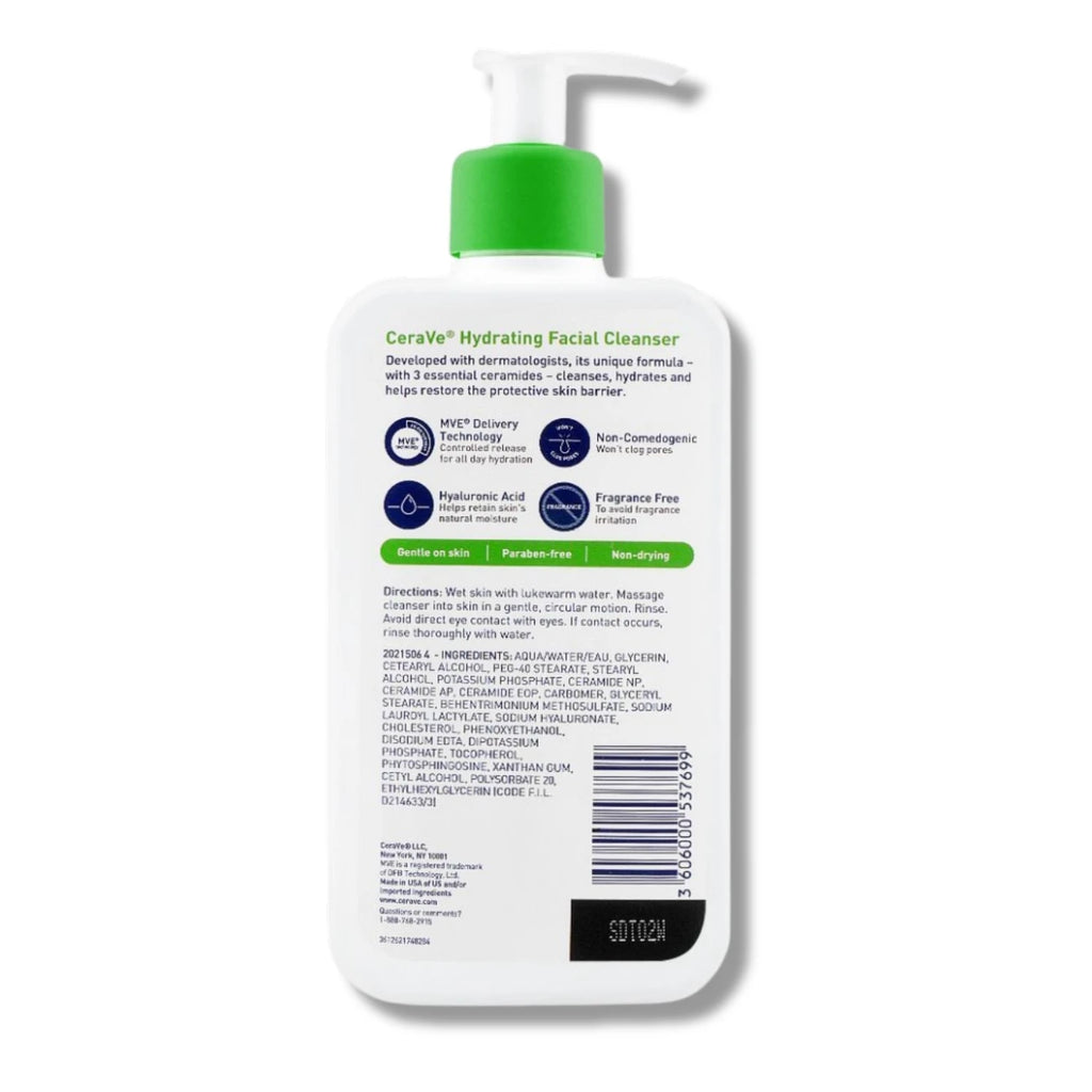 CeraVe Hydrating Facial Cleanser 355ml