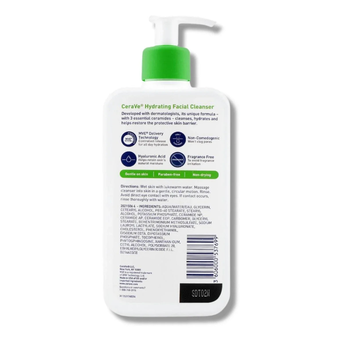 CeraVe Hydrating Facial Cleanser 355ml CeraVe