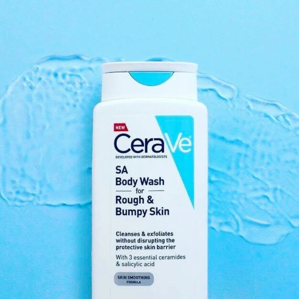 CeraVe SA Body Wash For Rough & Bumpy Skin 296ml CeraVe
