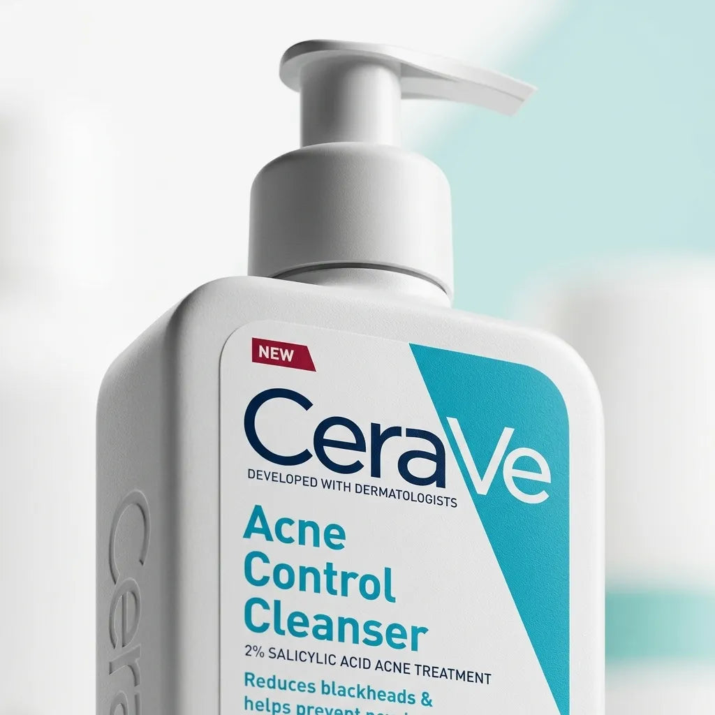 CeraVe Acne Control Cleanser for oily combination skin blackheads pores