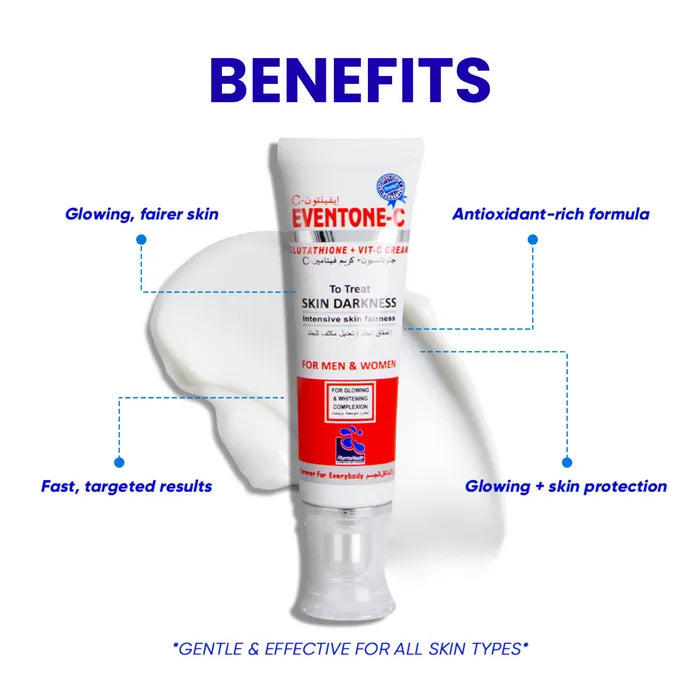 Eventone C night cream for combination skin and dark spots