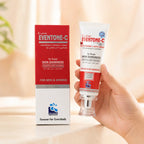 Original Eventone C cream tube and red white packaging