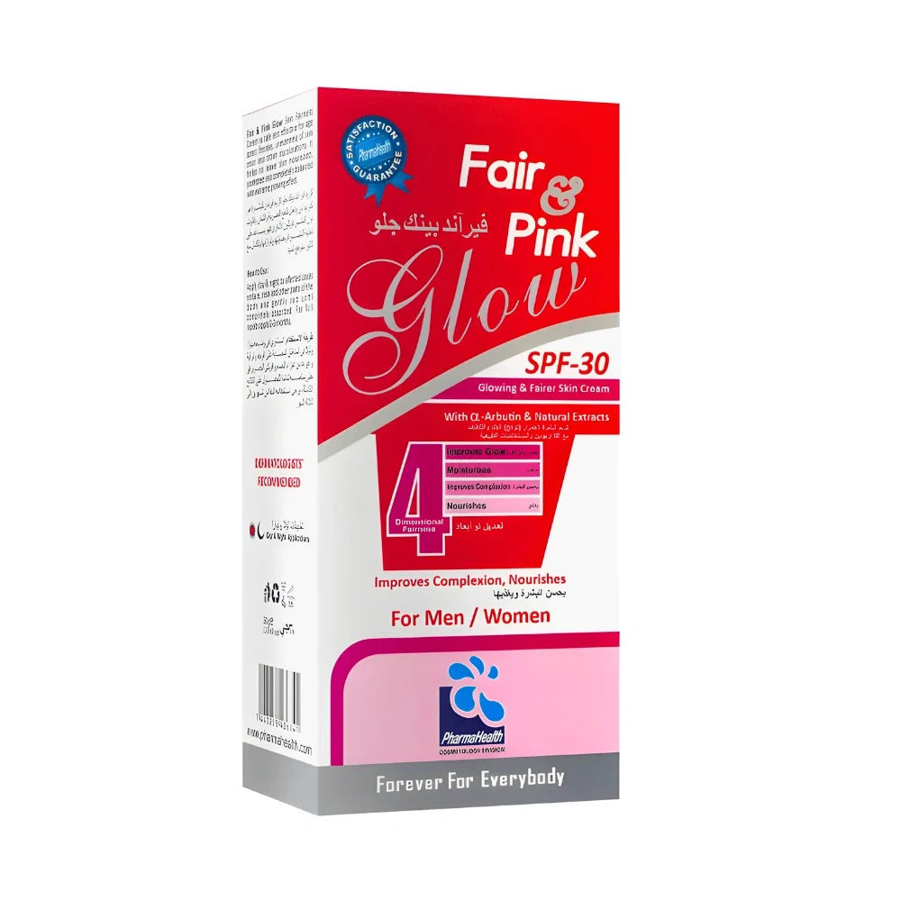 Fair & Pink Glow Cream with SPF 30 – 30g Fair & Pink