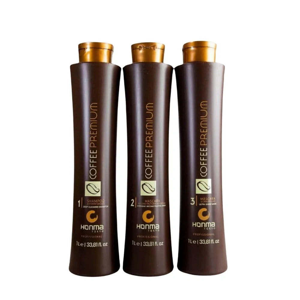Honma Tokyo Coffee Premium Keratin Treatment Kit 1000ml Honma Tokyo