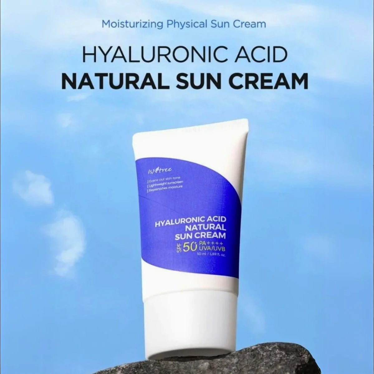 ISNTREE Hyaluronic Acid Natural Sun Cream SPF50+ PA++++ 50ml ISNTREE