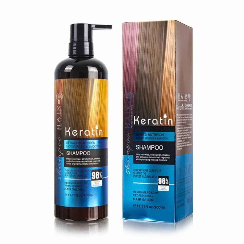 Keratin Sulfate-Free Straightening Shampoo 900ml Keratin