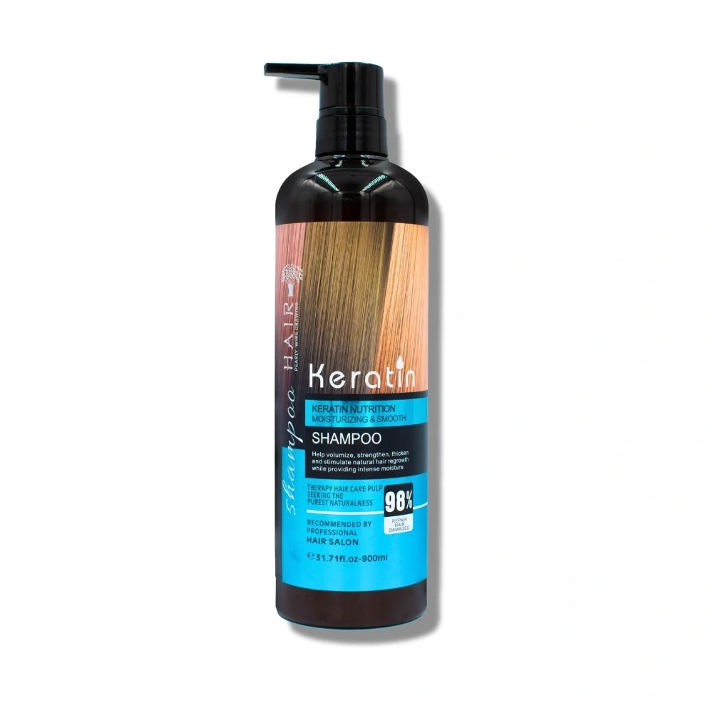 Keratin Sulfate-Free Straightening Shampoo 900ml Keratin