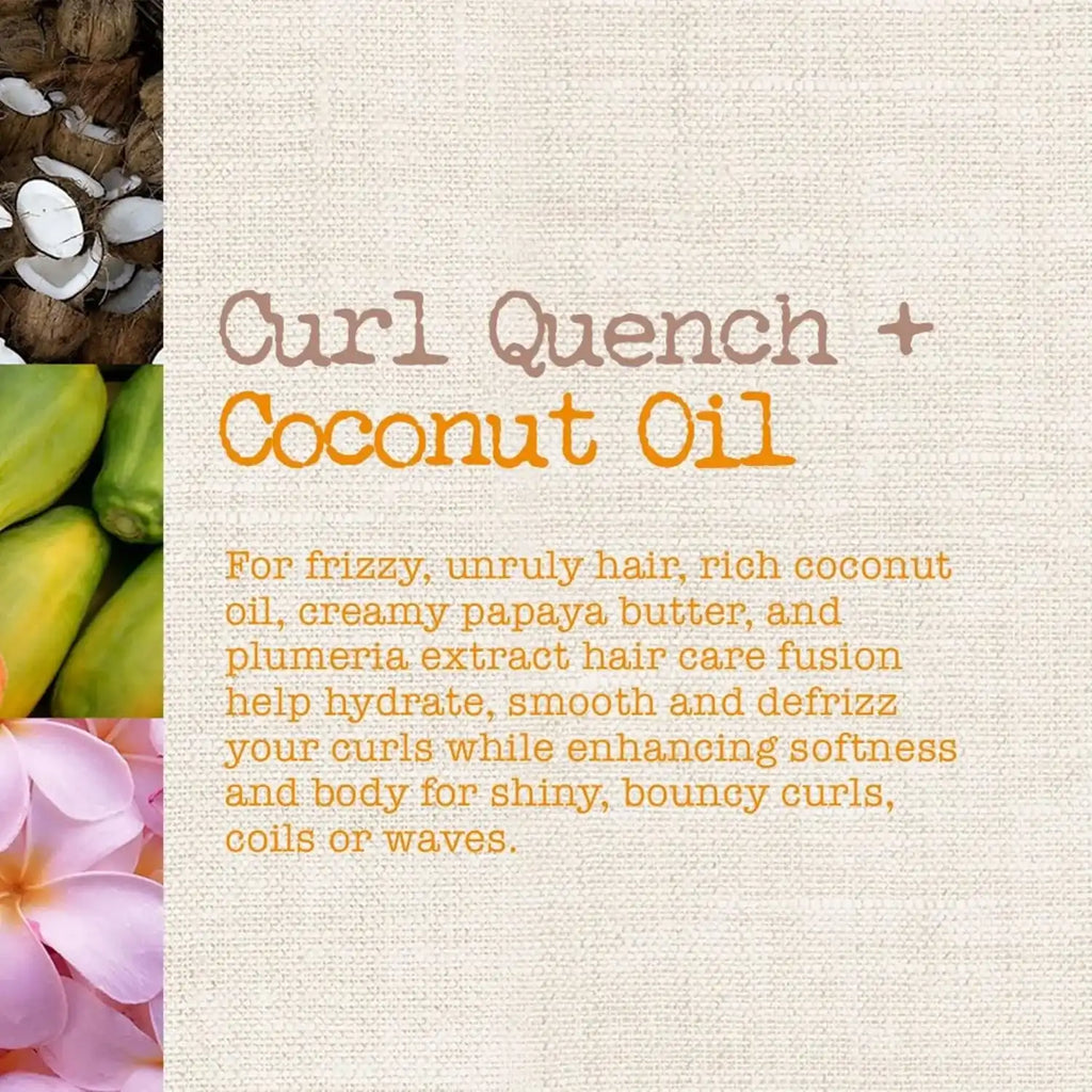 Thick curly hair hydration with Maui Moisture Curl Quench Shampoo