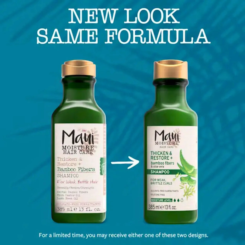Maui Moisture Thicken & Restore + Bamboo Fiber Shampoo 385ml