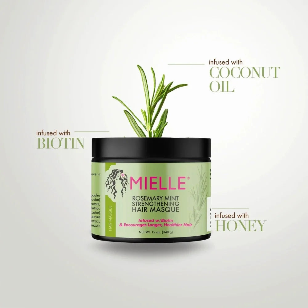 Mielle Rosemary Mint Strengthening Hair Masque 340g Mielle Organics