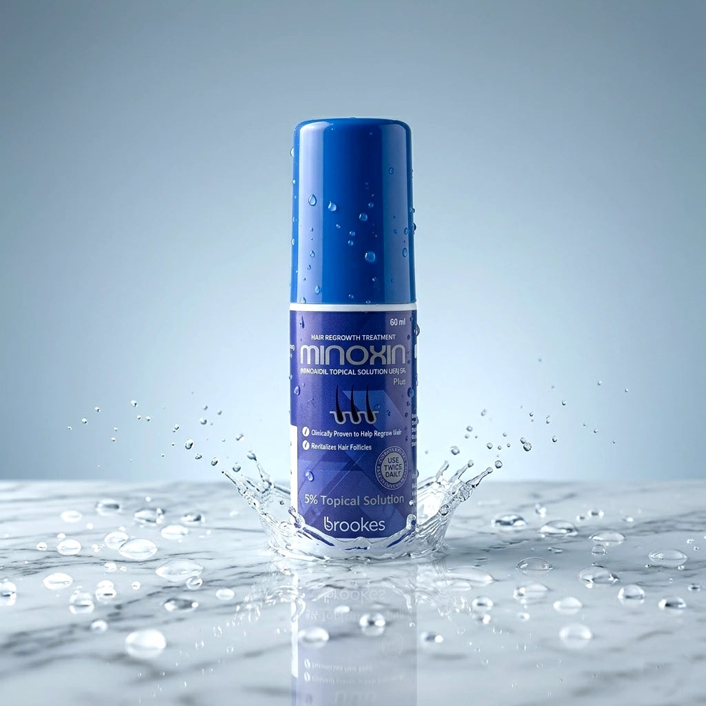 Minoxin 5% hair regrowth spray with box for men and women